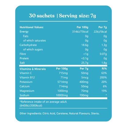 takeSupps Hydrate Electrolytes - 30 Sticks