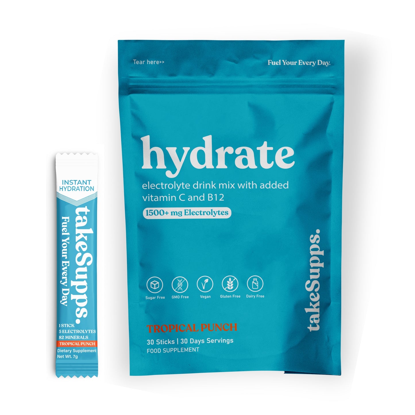 takeSupps Hydrate Electrolytes - 30 Sticks